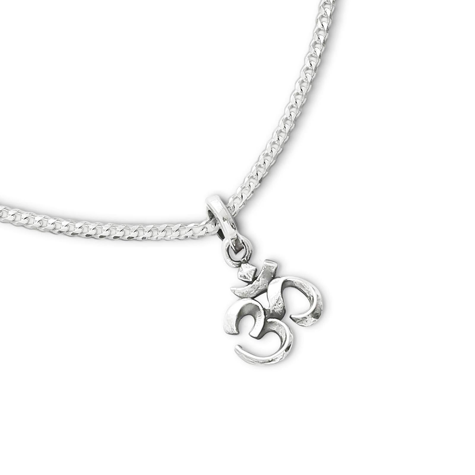 Silver Om Pendant with Spiritual Connection
