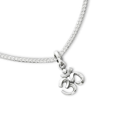 Silver Om Pendant with Spiritual Connection