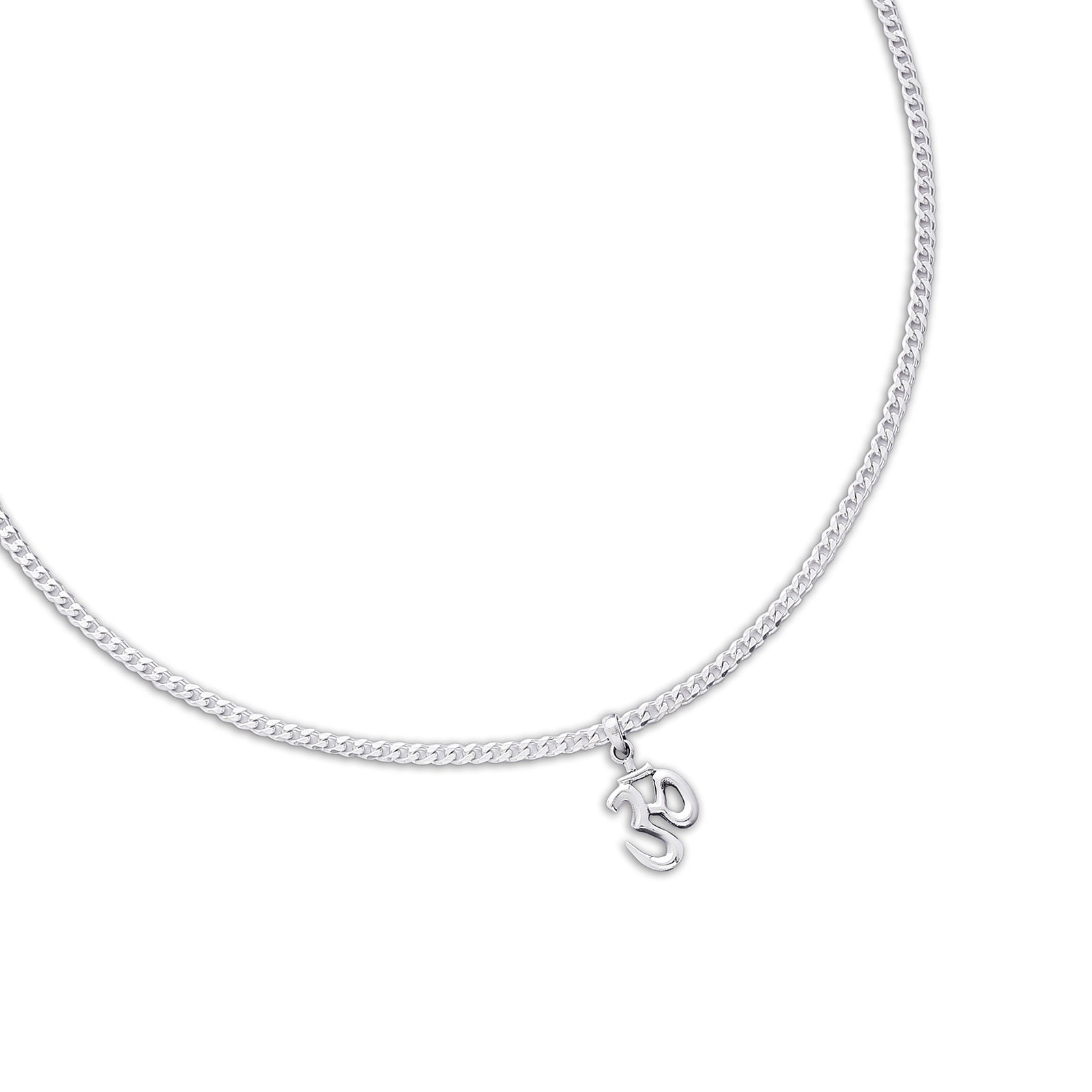 Om Pendant in Pure Silver - Tweov Jewels