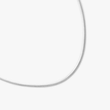 Silver Flat Snake Chain - Tweov Jewels