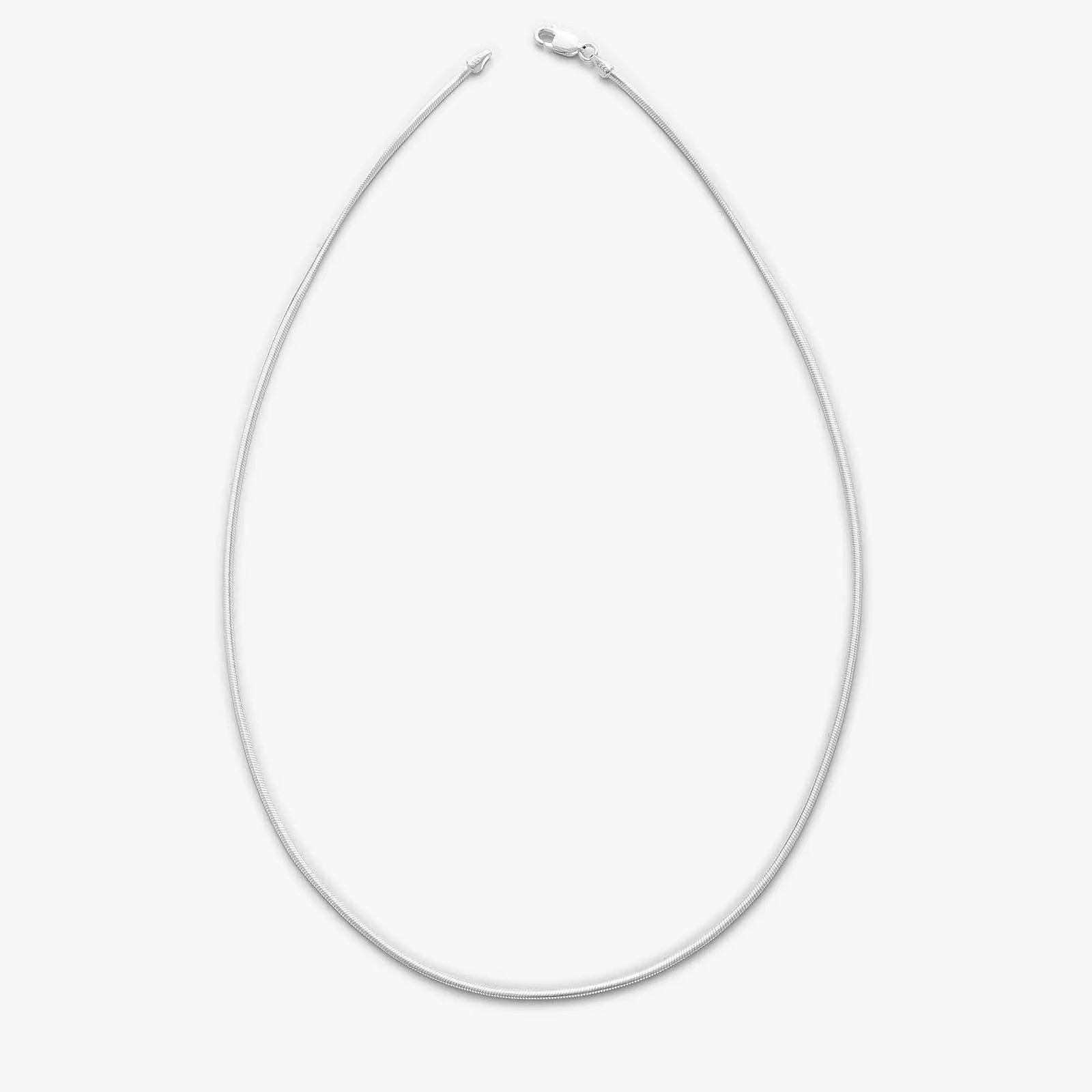 Silver Flat Snake Chain - Tweov Jewels
