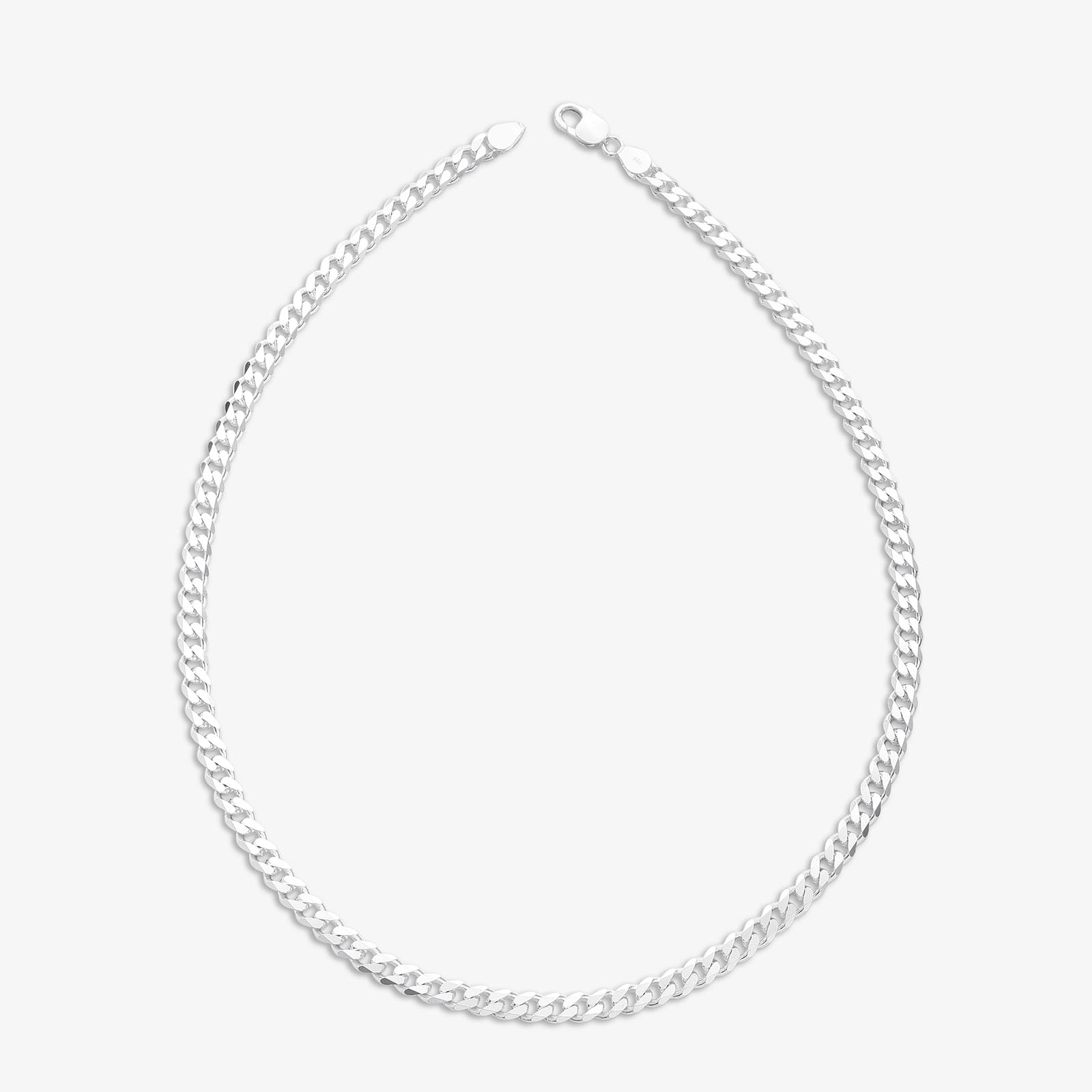 Pure Silver Chain - Cuban Link in Timeless Elegance - Tweov Jewels