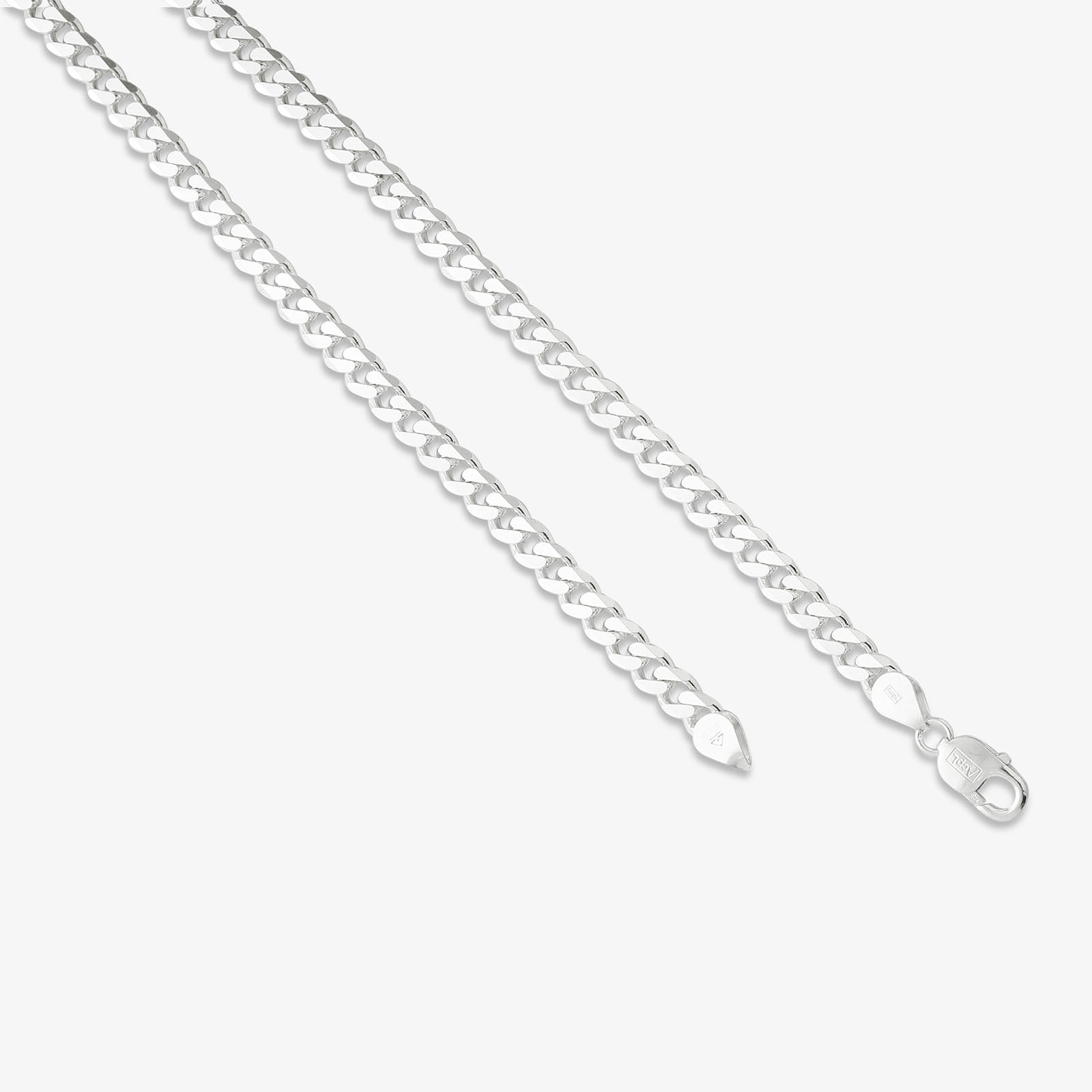 Pure Silver Chain - Cuban Link in Timeless Elegance - Tweov Jewels