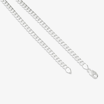 Pure Silver Chain - Cuban Link in Timeless Elegance - Tweov Jewels