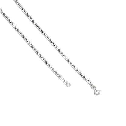 Pure Silver Hanuman Pendant with Link Chain