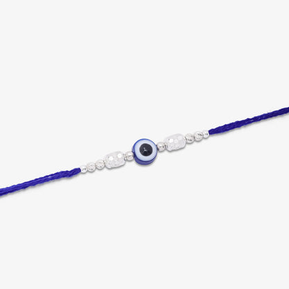 Evil Eye Silver Rakhi for Brother