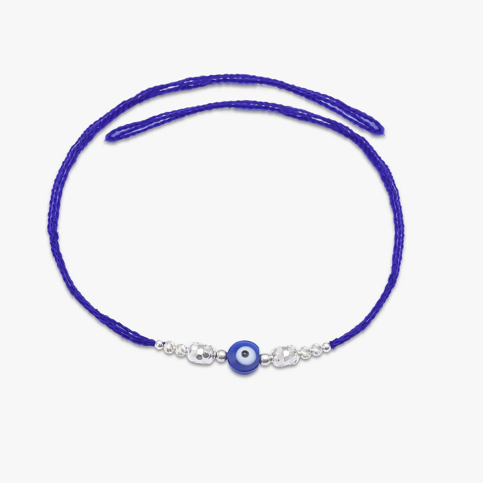 Evil Eye Silver Rakhi for Brother