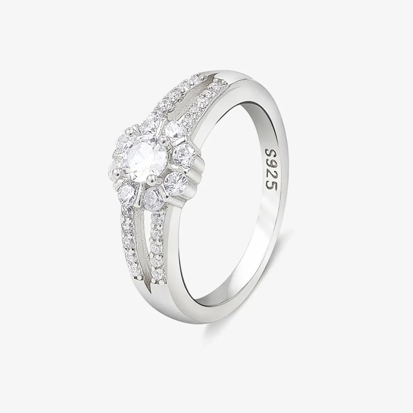 Twin Band Silver Ring for Women - Tweov Jewels