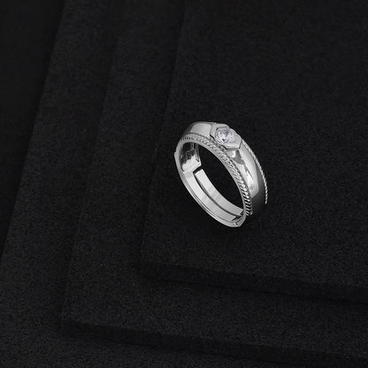 Classic CZ Silver Rings for Men - Tweov Jewels