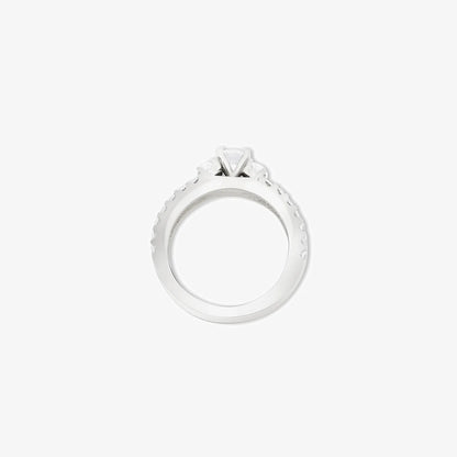 Silver Solitaire CZ Stylish Ring