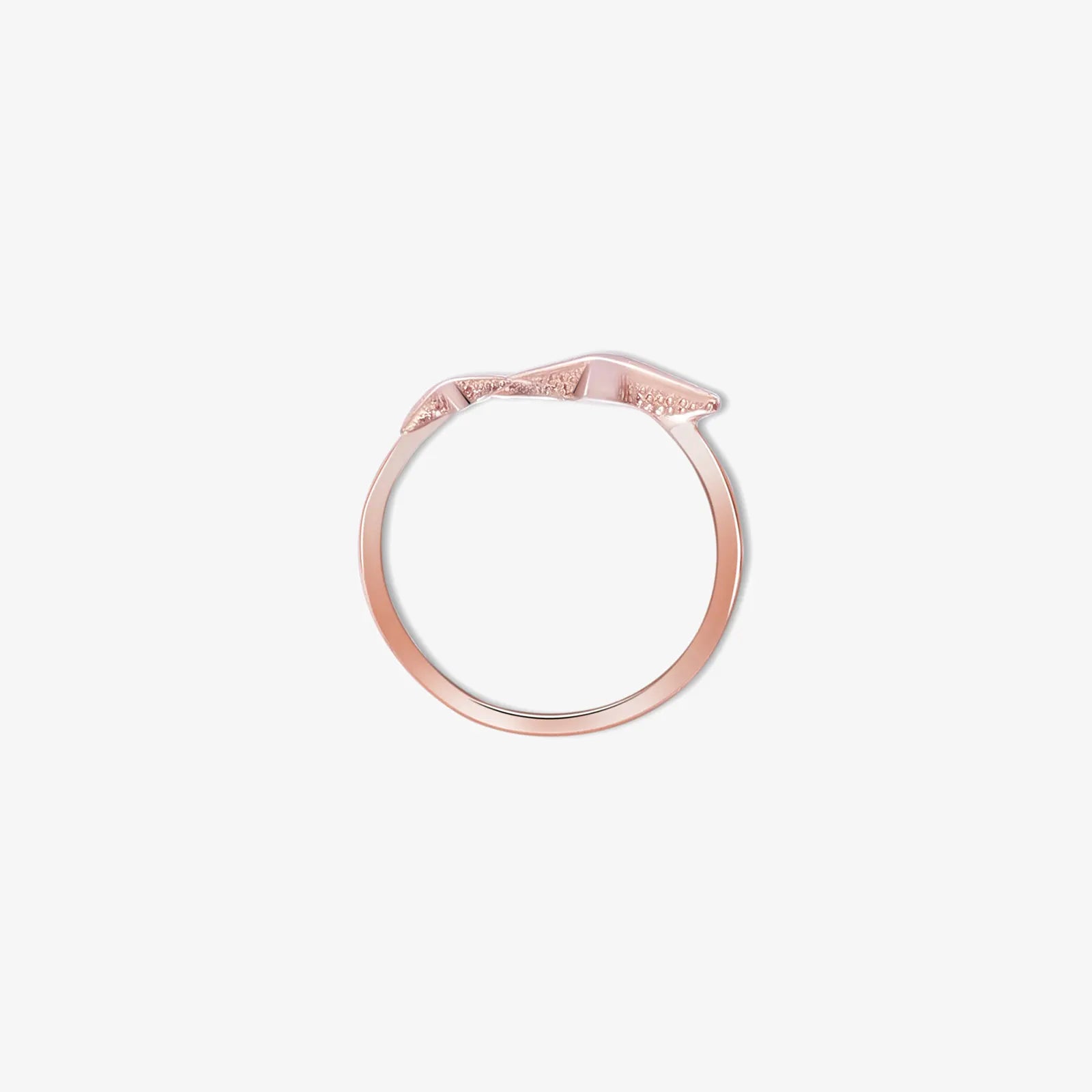 Rose Gold Double Star Silver Ring - Tweov Jewels