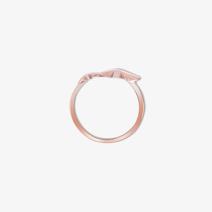 Rose Gold Double Star Silver Ring - Tweov Jewels