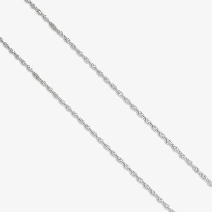 Classic Twisted Silver Anklet for Women