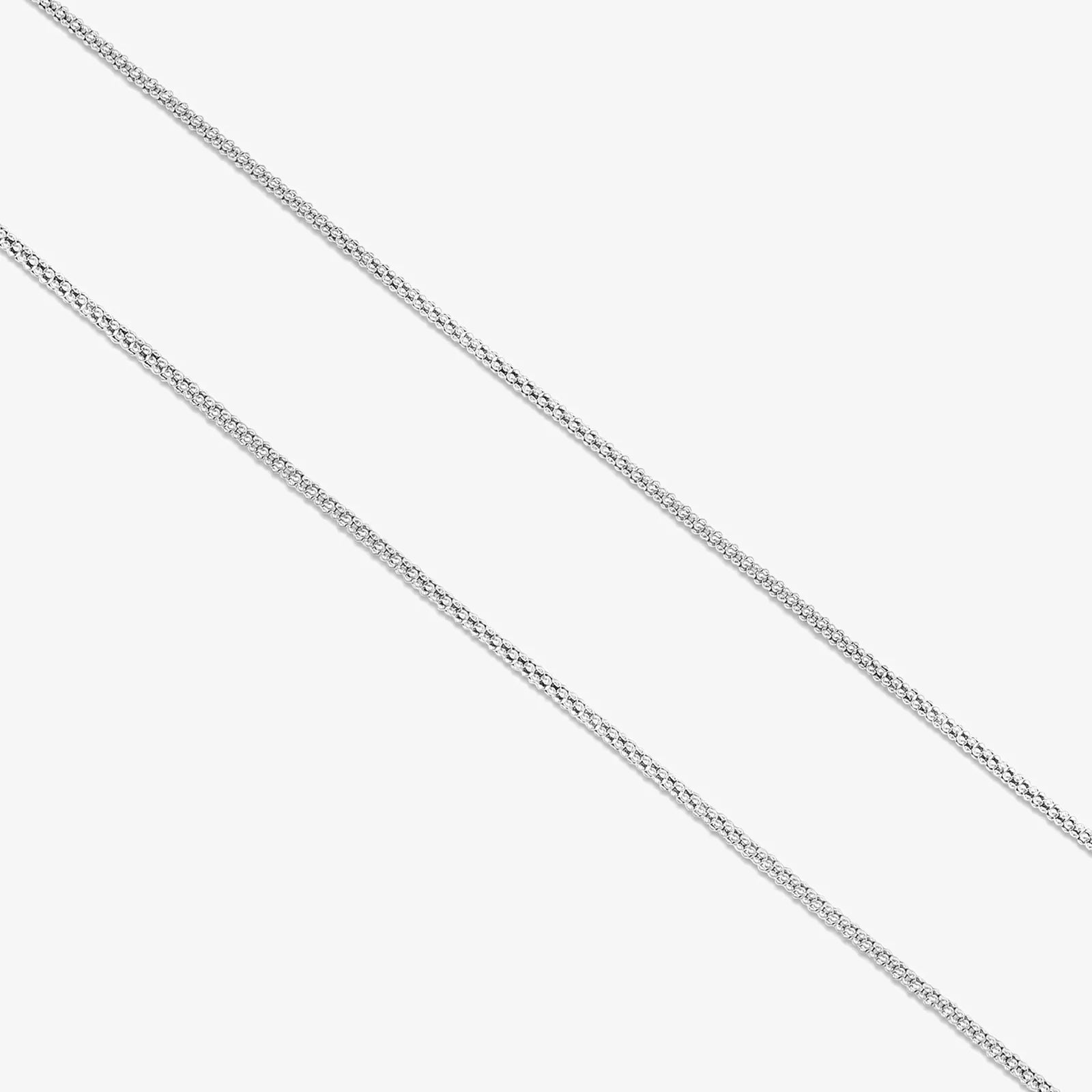 Braided Design Silver Anklet for Women - Tweov Jewels
