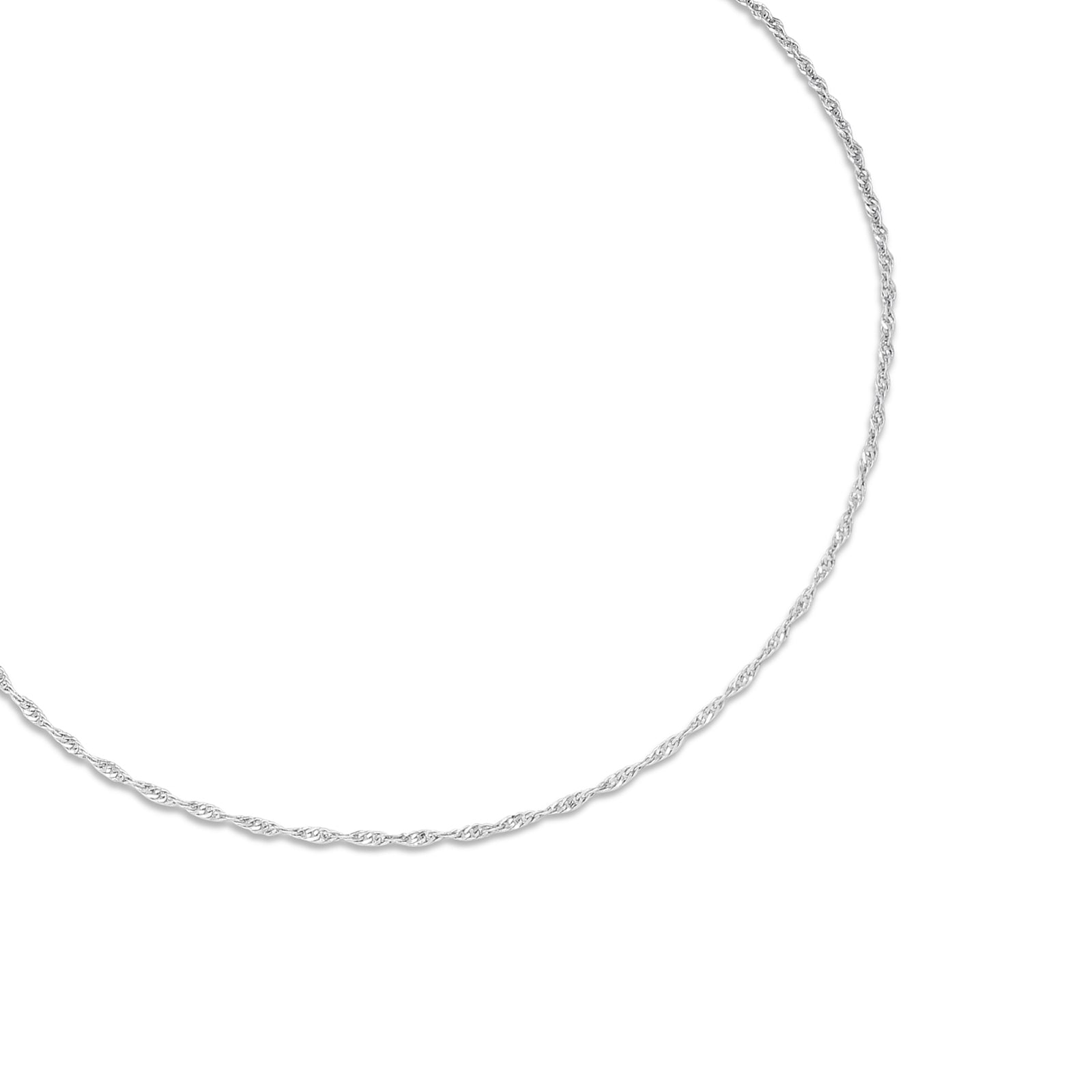 Classic Twisted Silver Anklet for Women - Tweov Jewels
