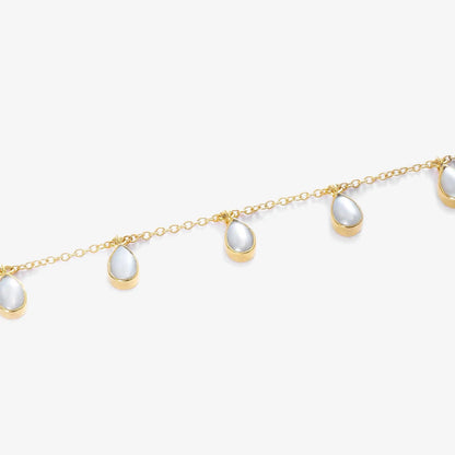 Gold Plated Silver Pearl Bracelet - Tweov Jewels