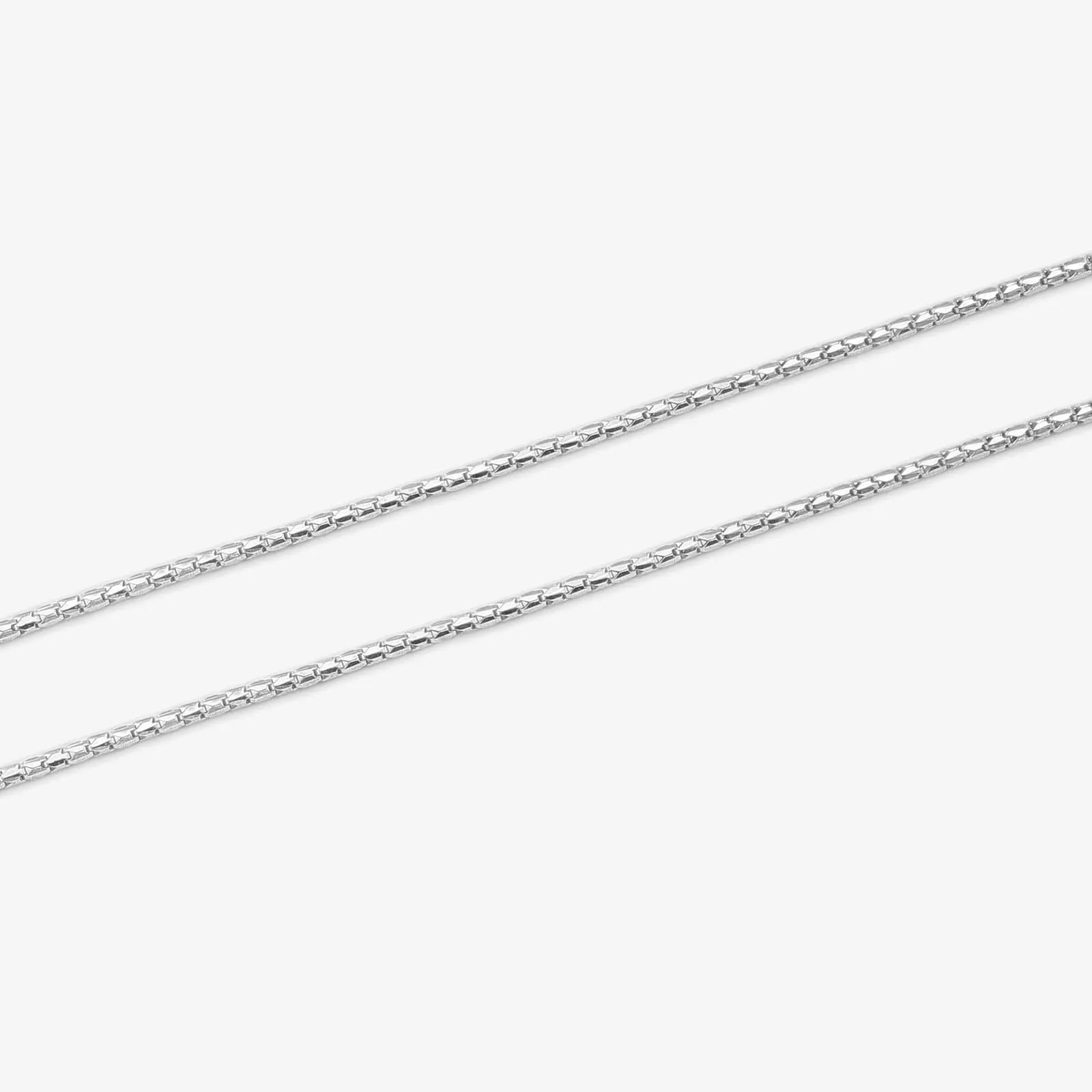 Silver Brick Style Chain