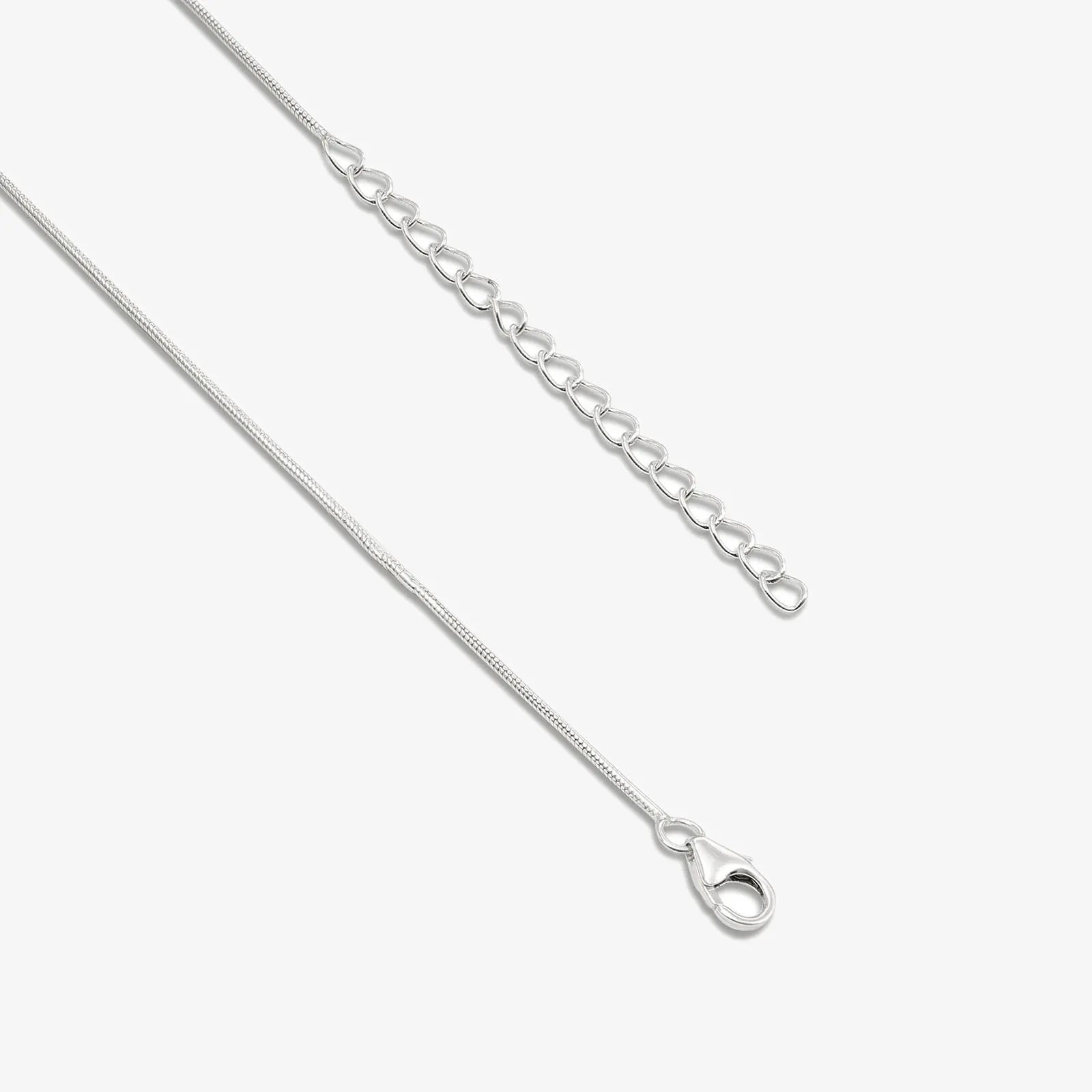 Infinity Pink Heart Silver Necklace