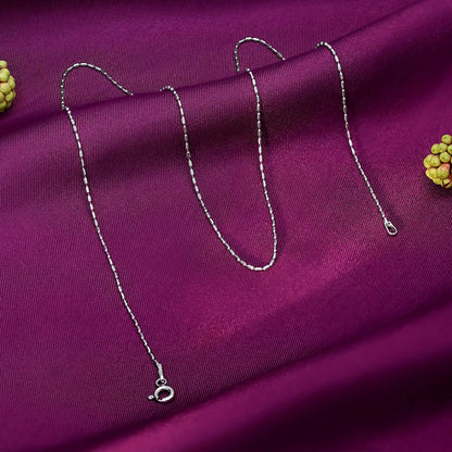 Long Ball Beaded Silver Chain - Tweov Jewels