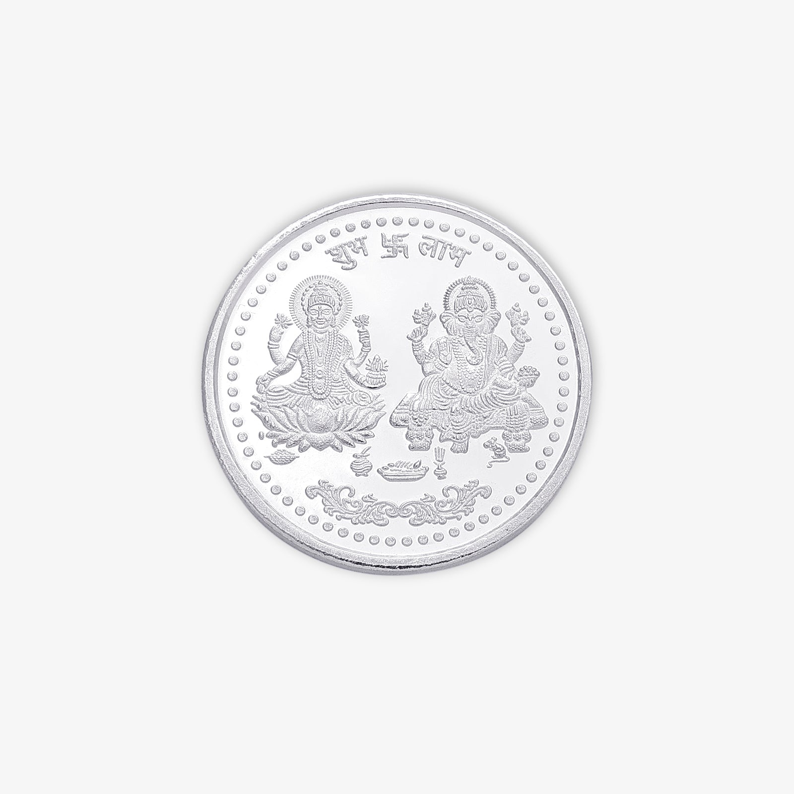 10gm Pure Silver Coin at best price - Divine Swastik Design - Tweov Jewels