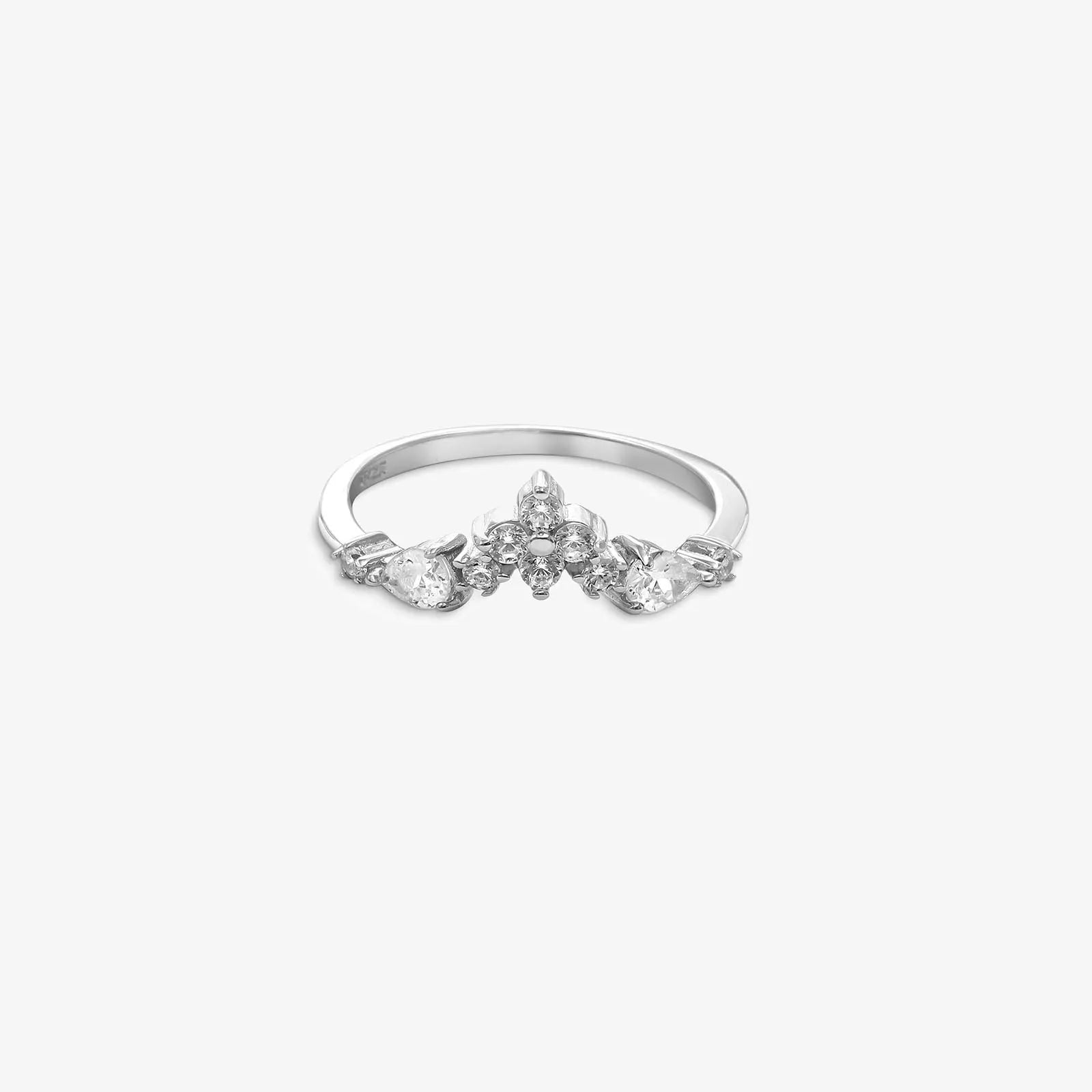 Silver Floral Ring for Women - Tweov Jewels