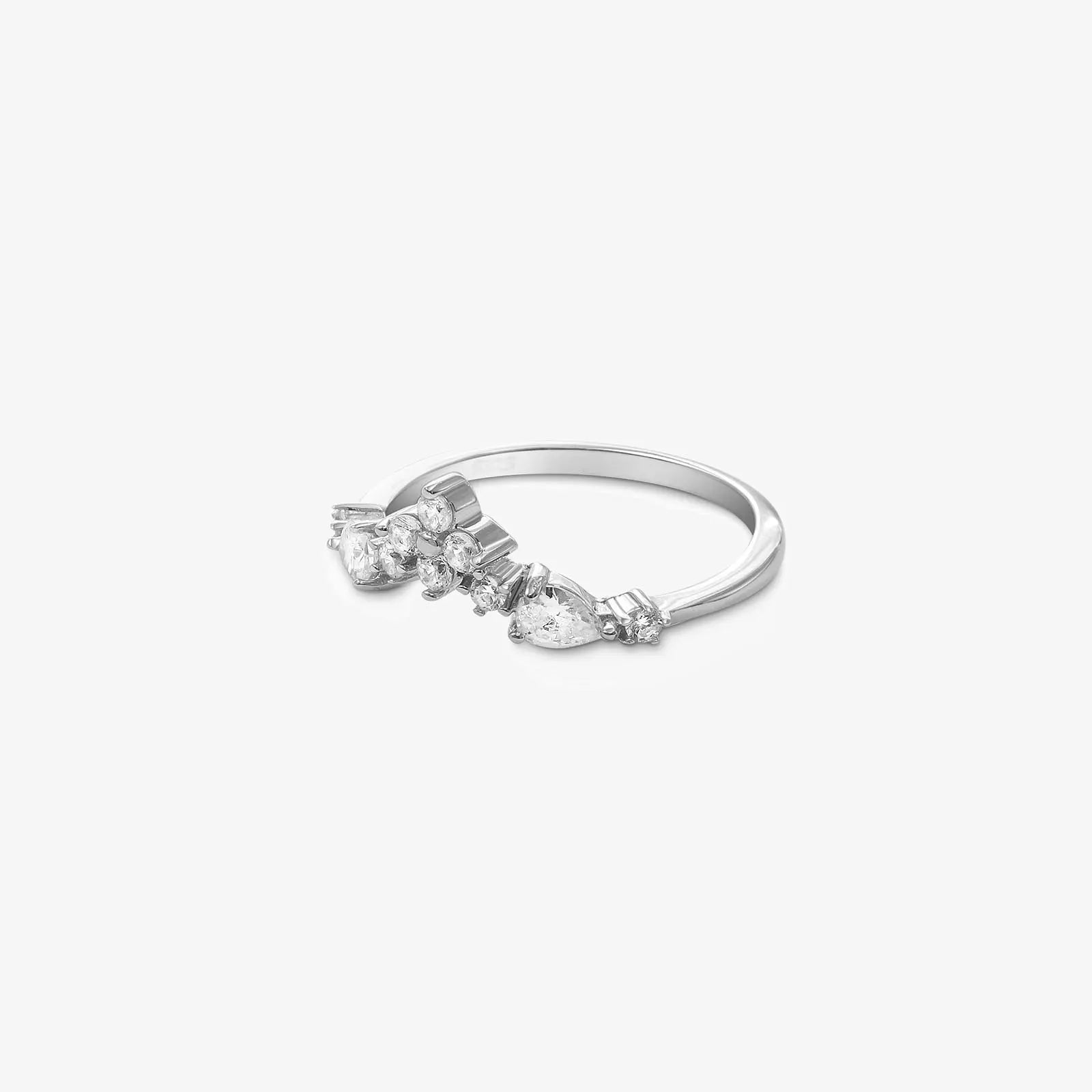 Silver Floral Ring for Women - Tweov Jewels