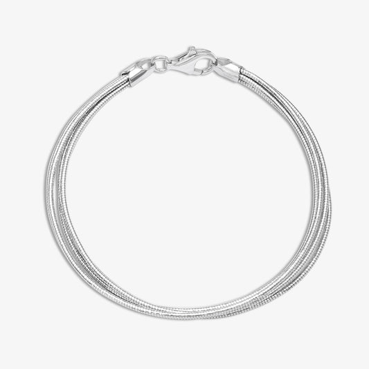 925 Sterling Silver Plain Bracelet for Women - Tweov Jewels