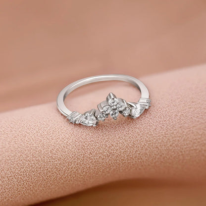 Silver Floral Ring for Women - Tweov Jewels