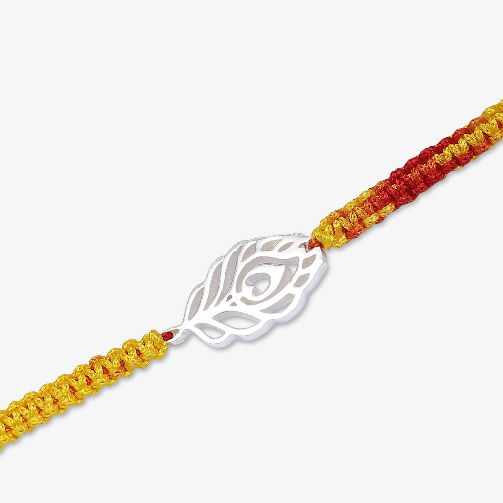 Morpankh Silver Rakhi for Brother