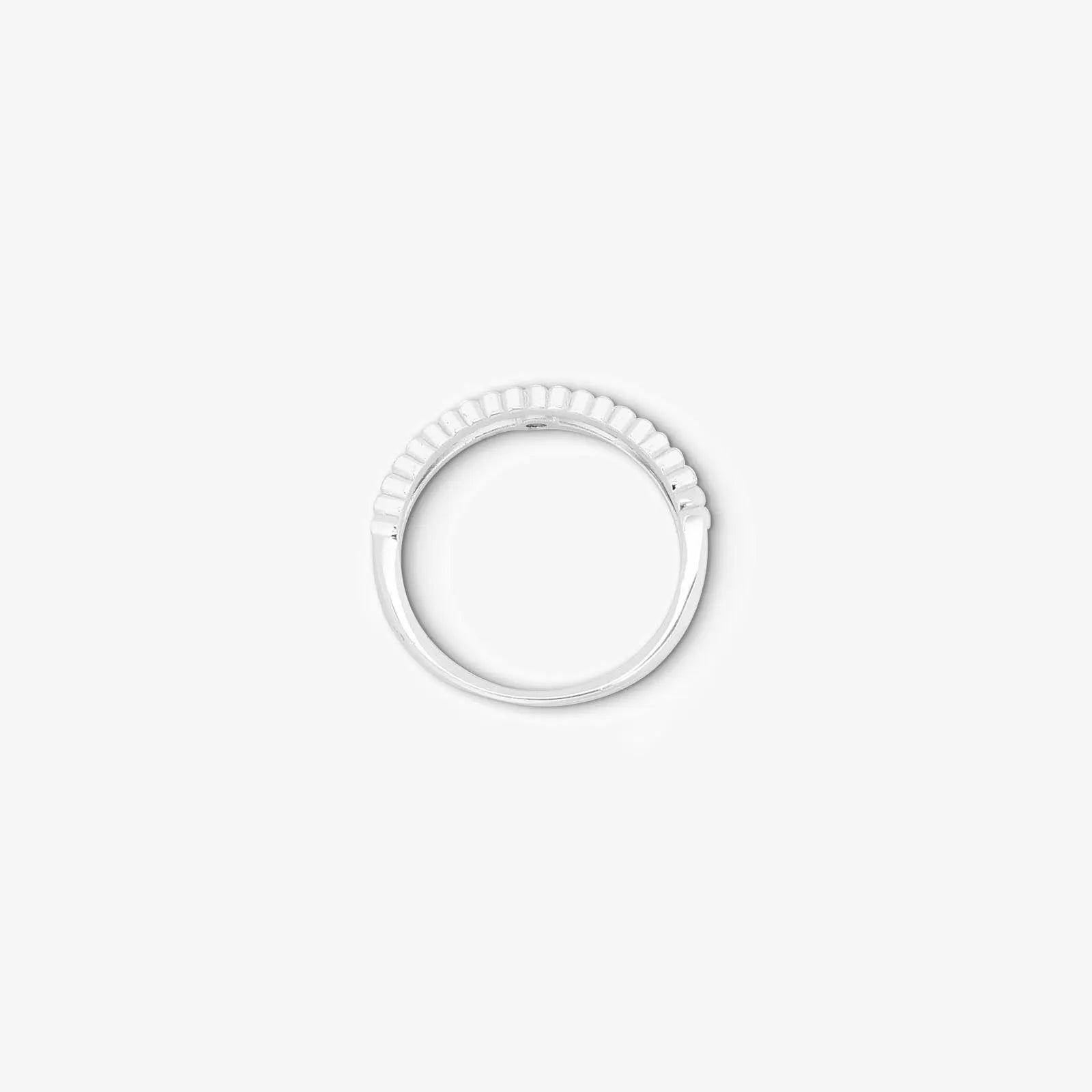 CZ Silver Ball Ring for Women - Tweov Jewels