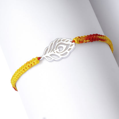 Morpankh Silver Rakhi for Brother