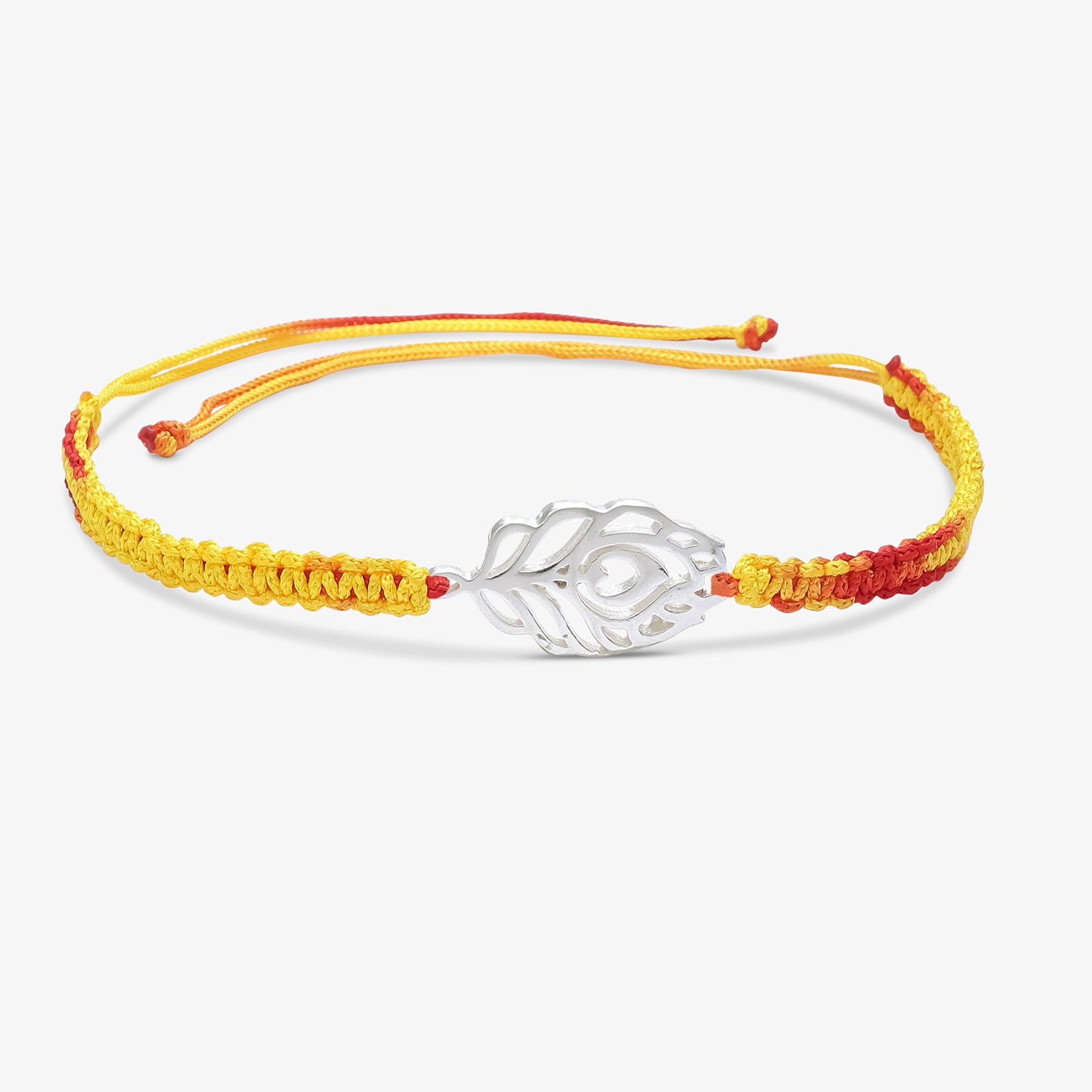 Morpankh Silver Rakhi for Brother