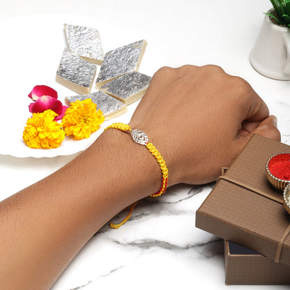 Morpankh Silver Rakhi for Brother
