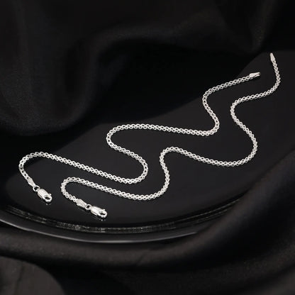 Thin Silver Rope Chain Anklet for Women - Tweov Jewels