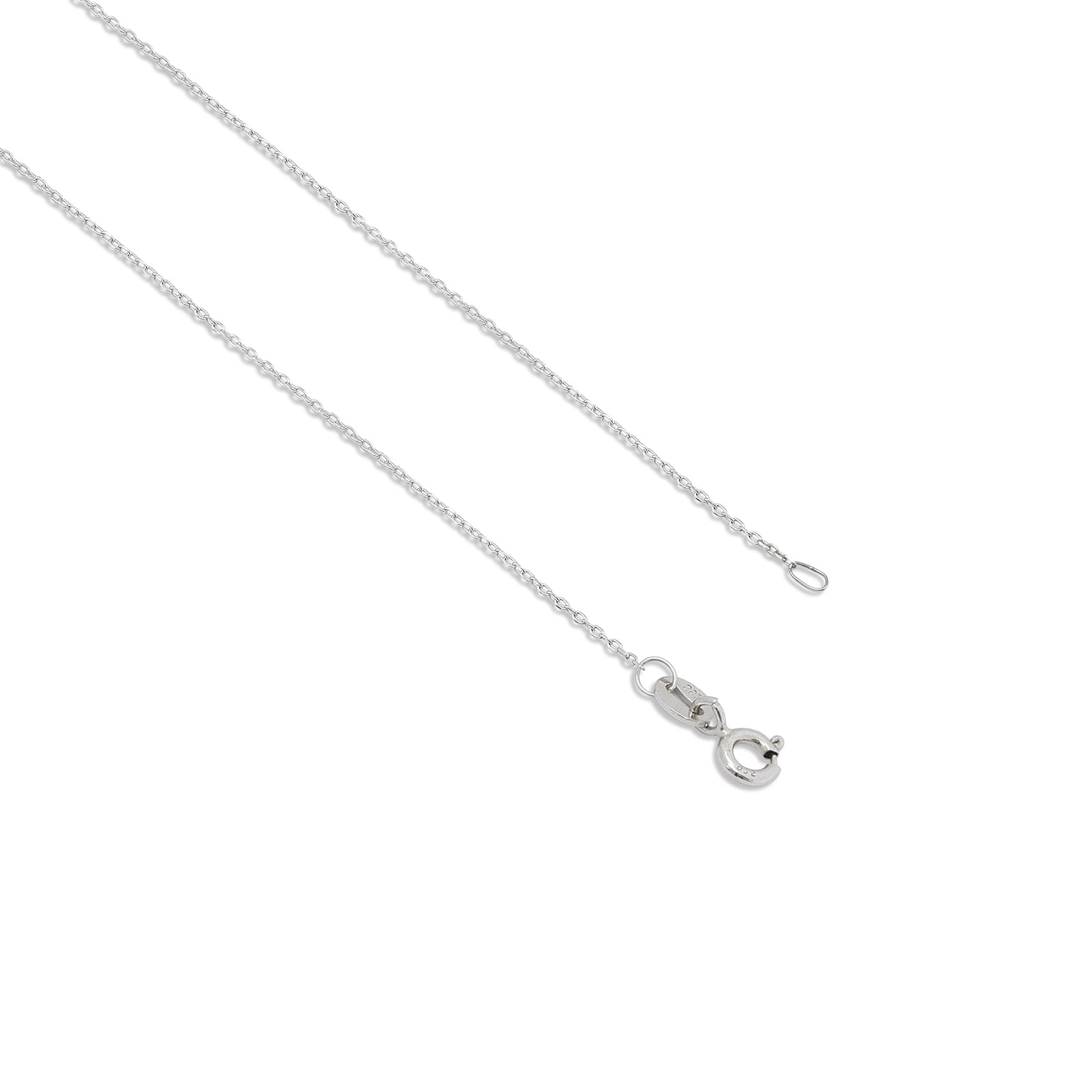 AD Studded Heart Chain Pendant for Women