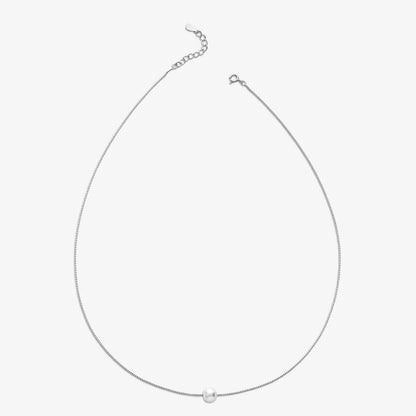 Solitaire Pearl Chain Pendant for Women