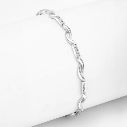 Handcrafted Crescent 925 Sterling Silver Moon Bracelet