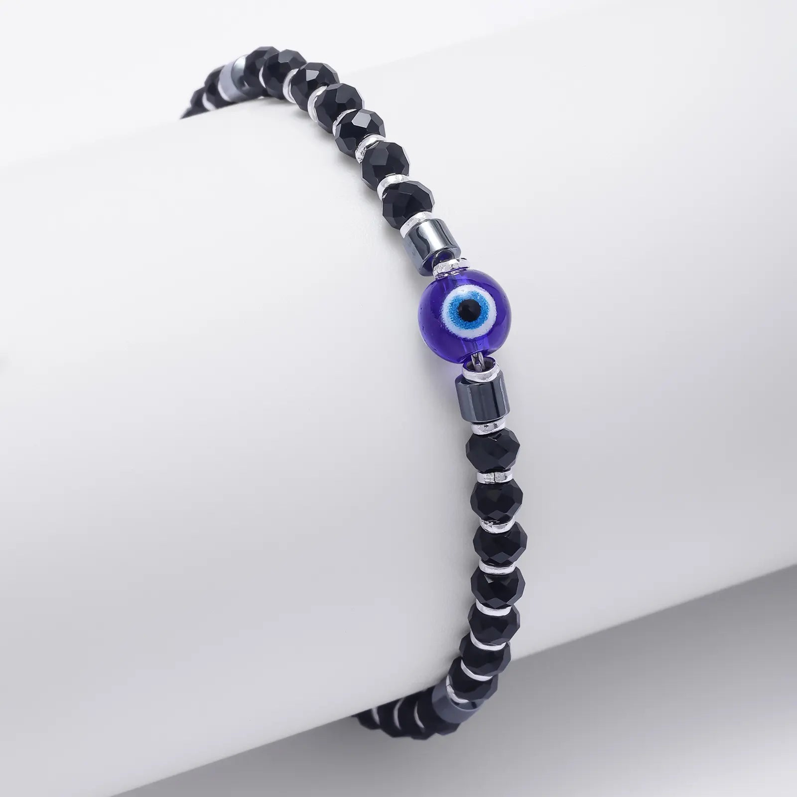 Evil Eye Silver Bracelet for Kids