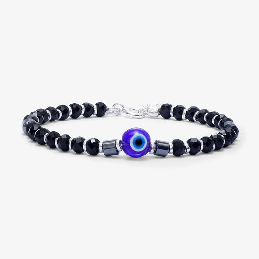 Evil Eye Silver Bracelet for Kids