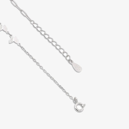 CZ Butterfly Silver Bracelet