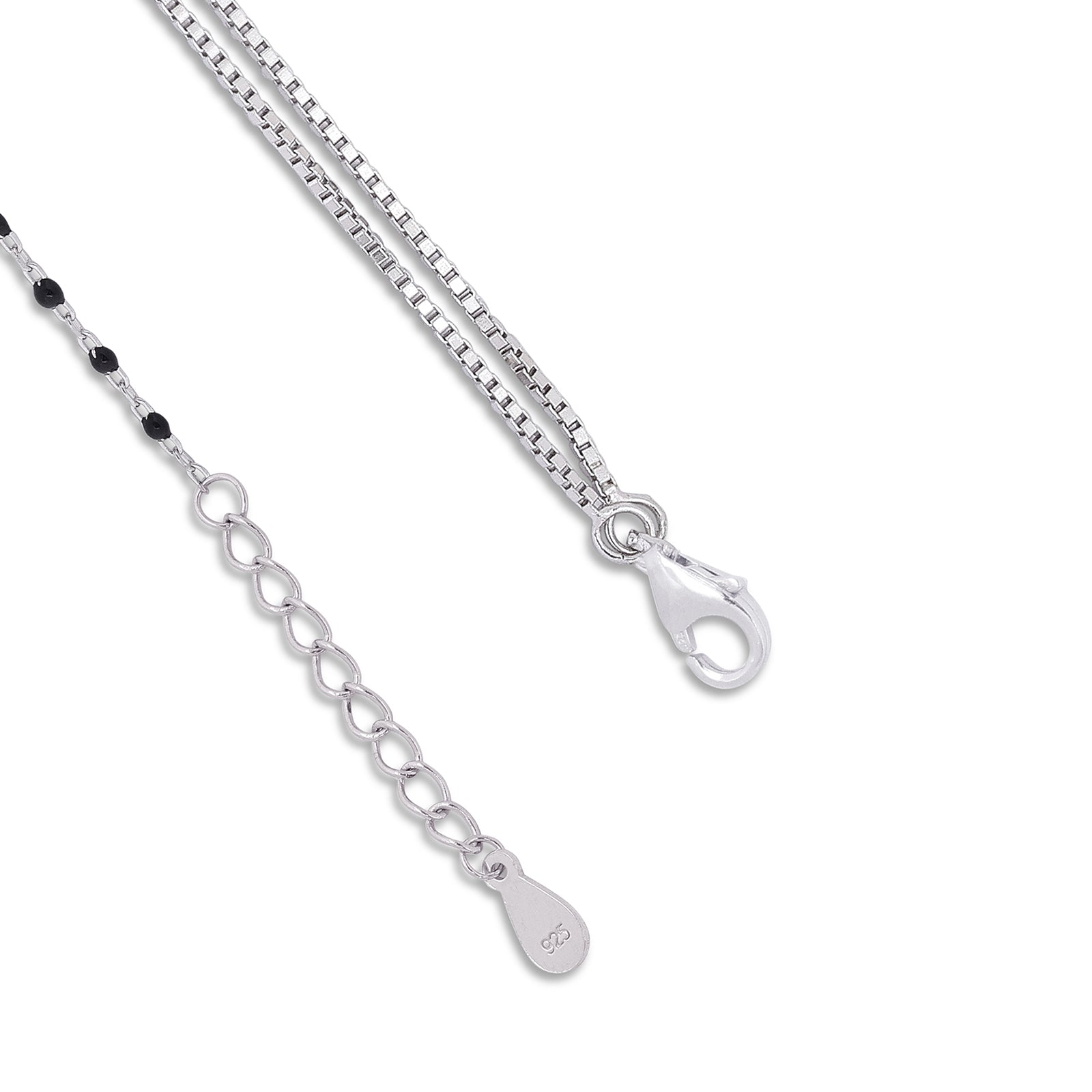 Exquisite Silver Floral Chain Bracelet