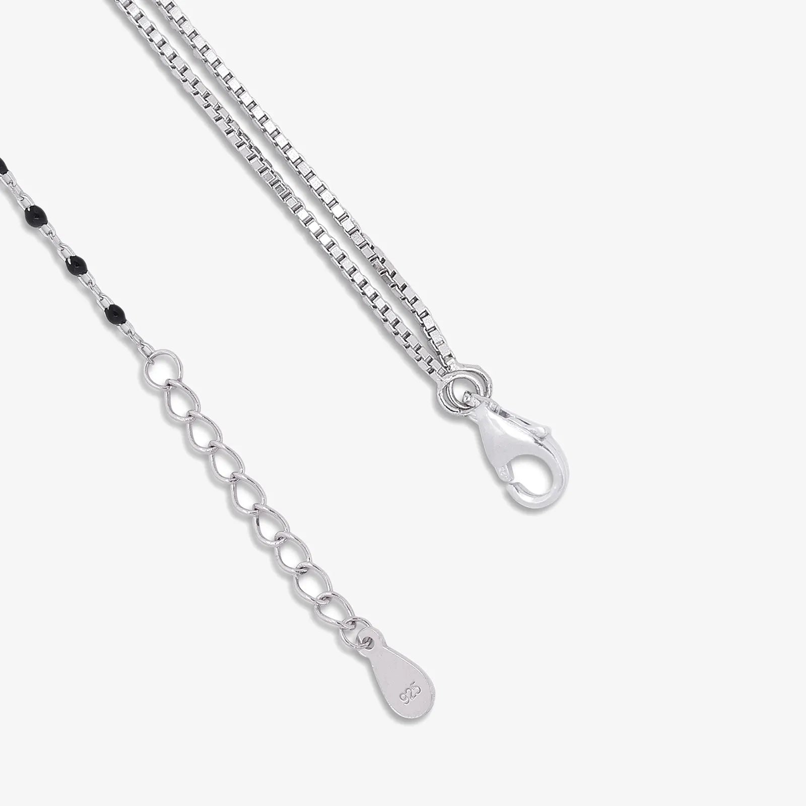 Exquisite Silver Floral Chain Bracelet