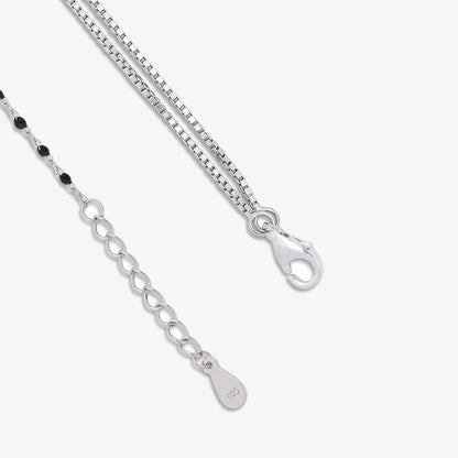 Exquisite Silver Floral Chain Bracelet