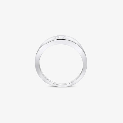 925 sterling silver white stone ring