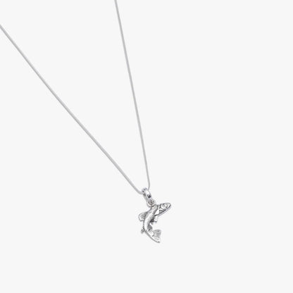Pure Silver Pendant- Sterling With Dolphin Dollar