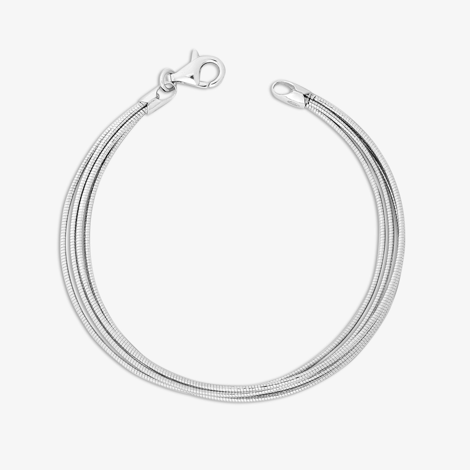 925 Sterling Silver Plain Bracelet for Women - Tweov Jewels