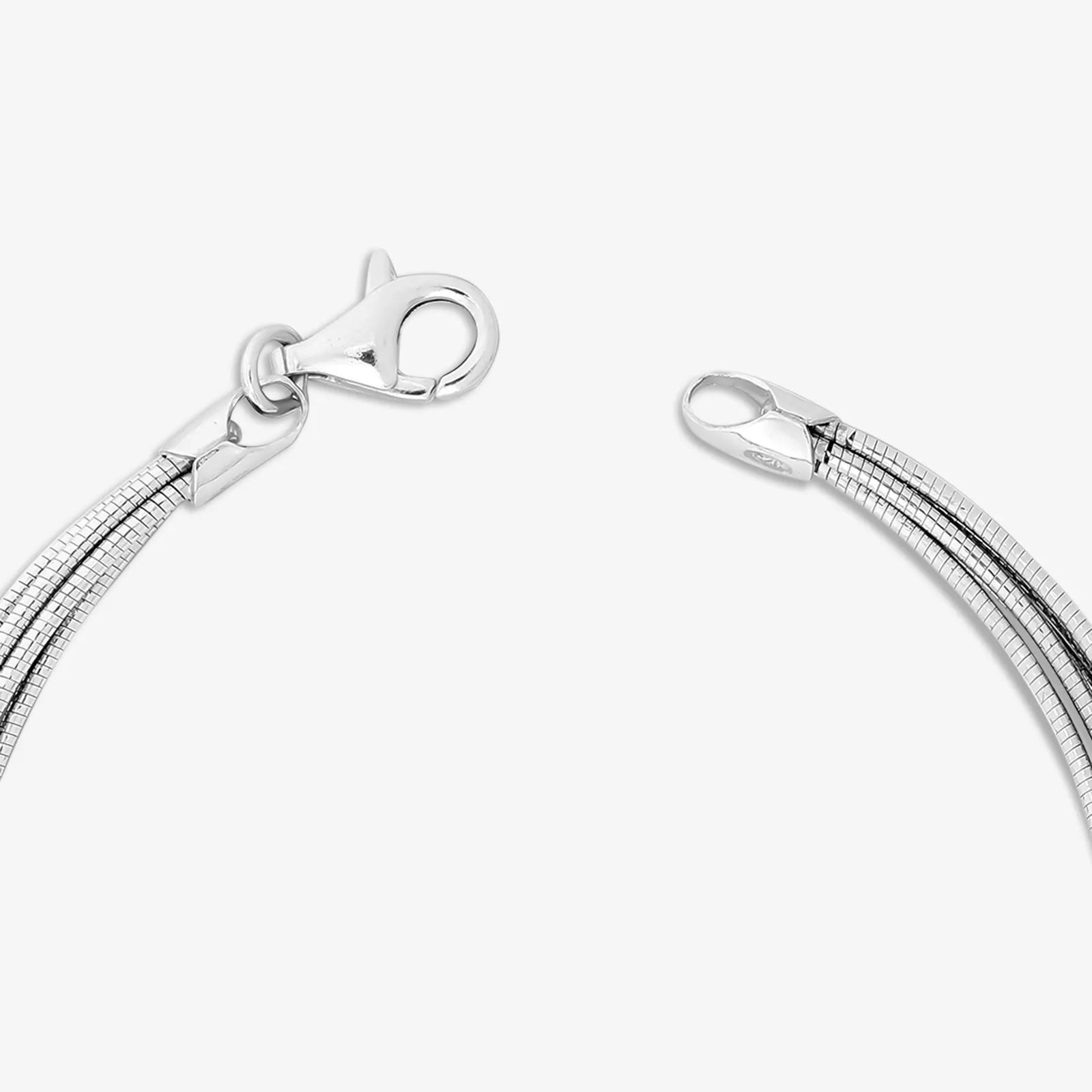 Silver Plain Bracelet for Women