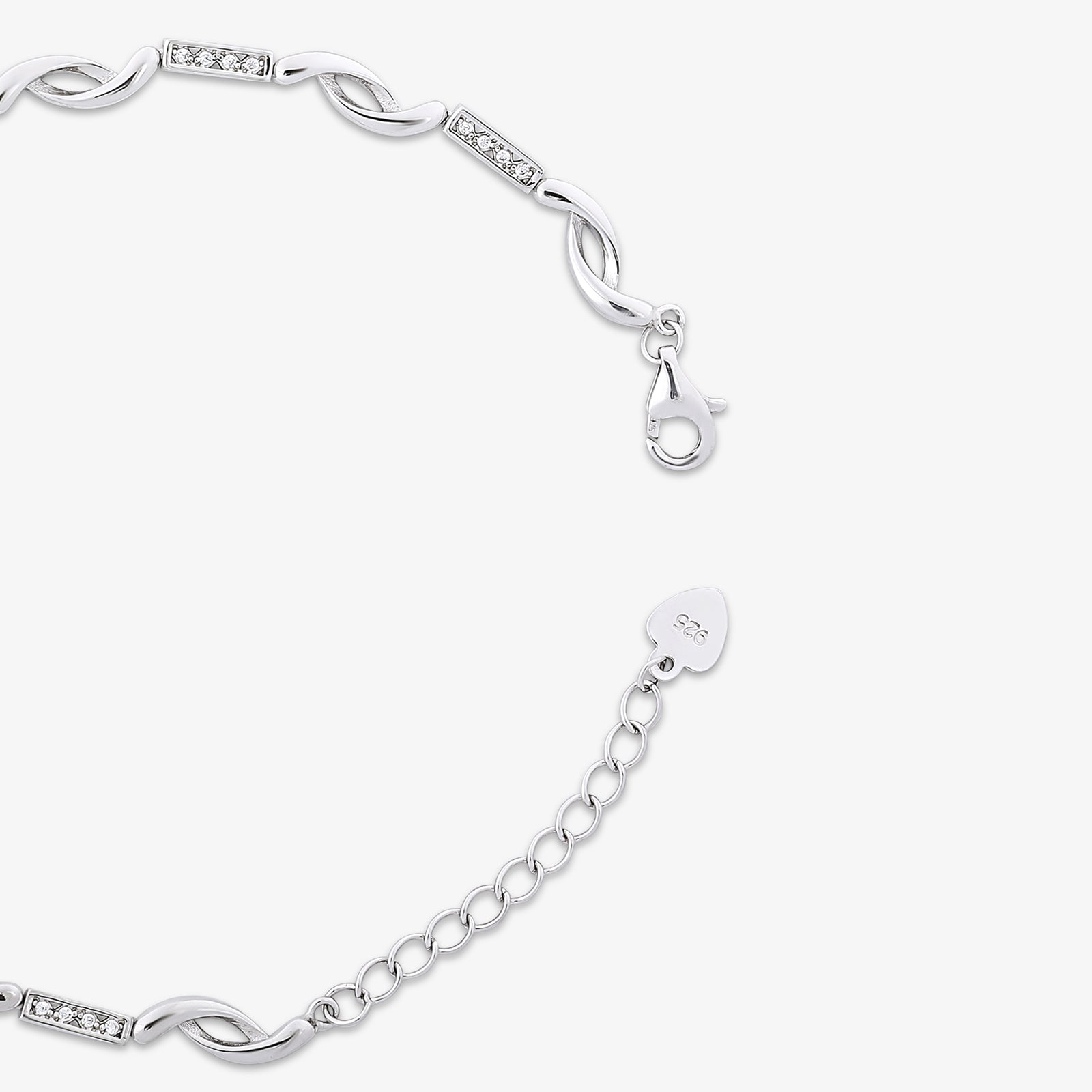 Handcrafted Crescent 925 Sterling Silver Moon Bracelet