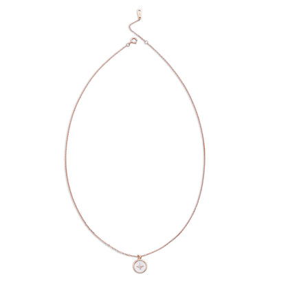 Star Pendant Necklace for Women – 925 Sterling Silver Rose Gold Plated - Tweov Jewels