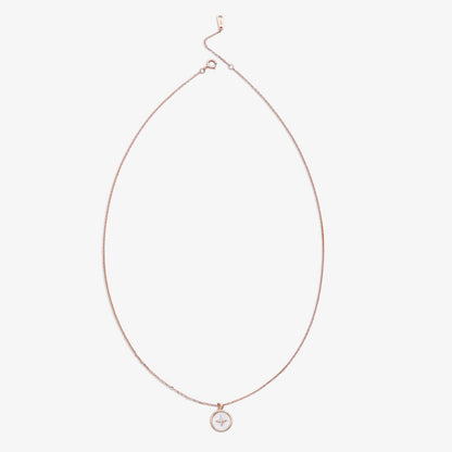 Star Pendant Necklace for Women – 925 Sterling Silver Rose Gold Plated - Tweov Jewels